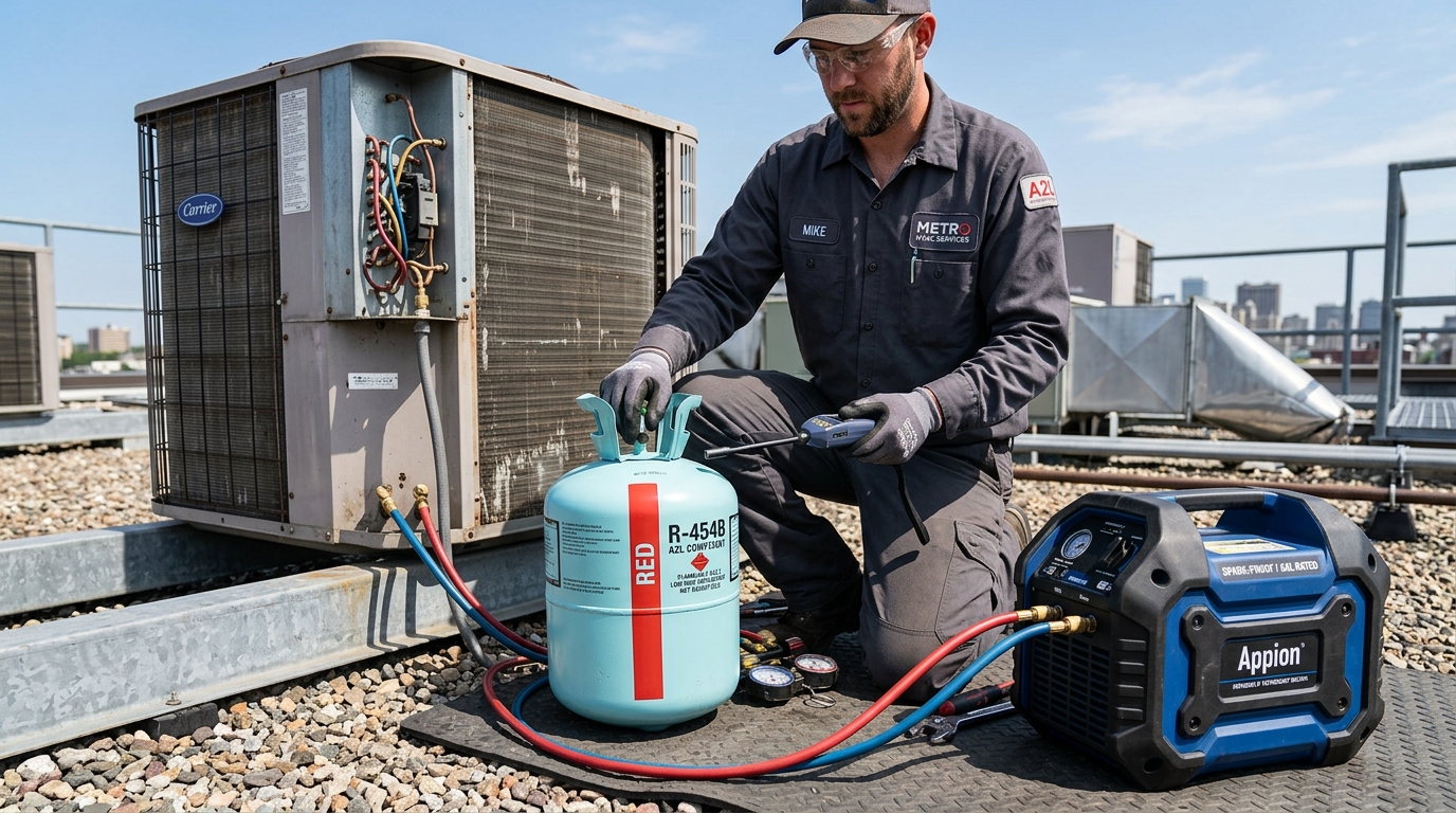 The Contractor's Guide to A2L Refrigerant Transition: Tools, Safety & EPA Rules