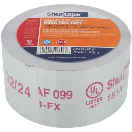 Shurtape Duct Foil 3" 232623/AF099