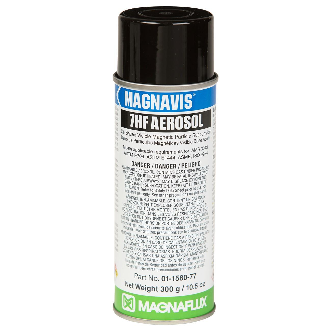 Magnaflux MGX01158078 Magnetic Particles 7HF Non-Fluorescent 16 oz Black