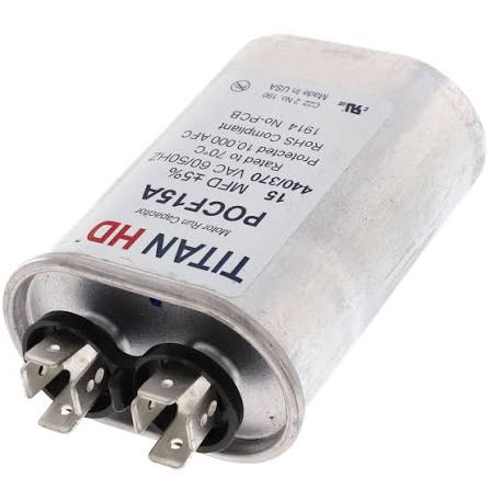DiversiTech Run Capacitor 440V 15MFD POCF15A