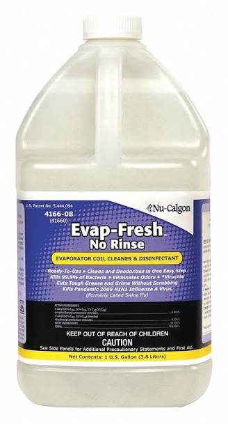 NU-CALGON 4166-08 Evap-Fresh Gallons Coil Cleaner for HVAC/R Systems