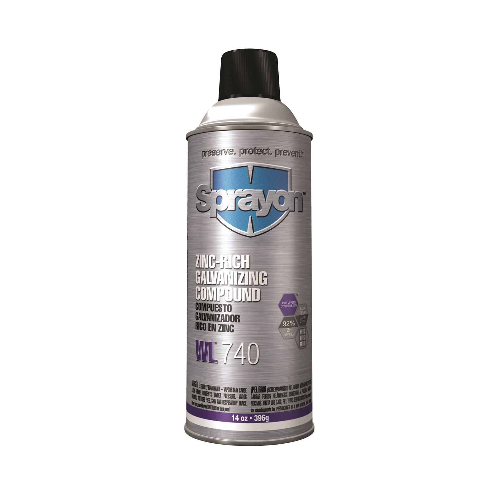 Krylon KRYSC0740000 Cold Galvanizing Compound WL740 Zinc-Rich Aerosol 14oz