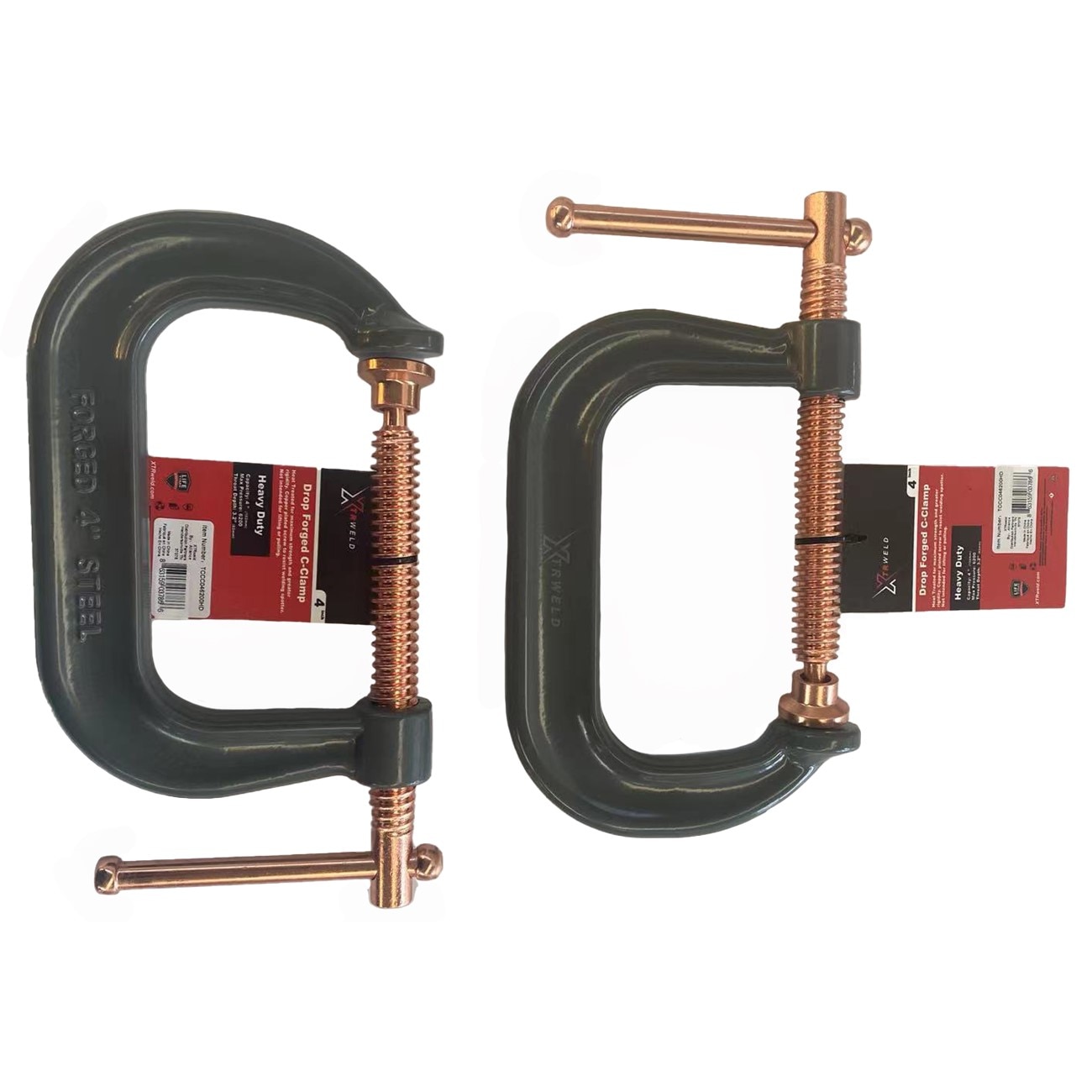 XTRweld XTRTCCC086900HD Clamp C Df 6900 PSI 4.5" 8" N/A Steel Gray