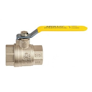 Apollo APO94A-107-01 Valve 1-1/2" NPT Import Threaded Full Port Brass Ball Valve