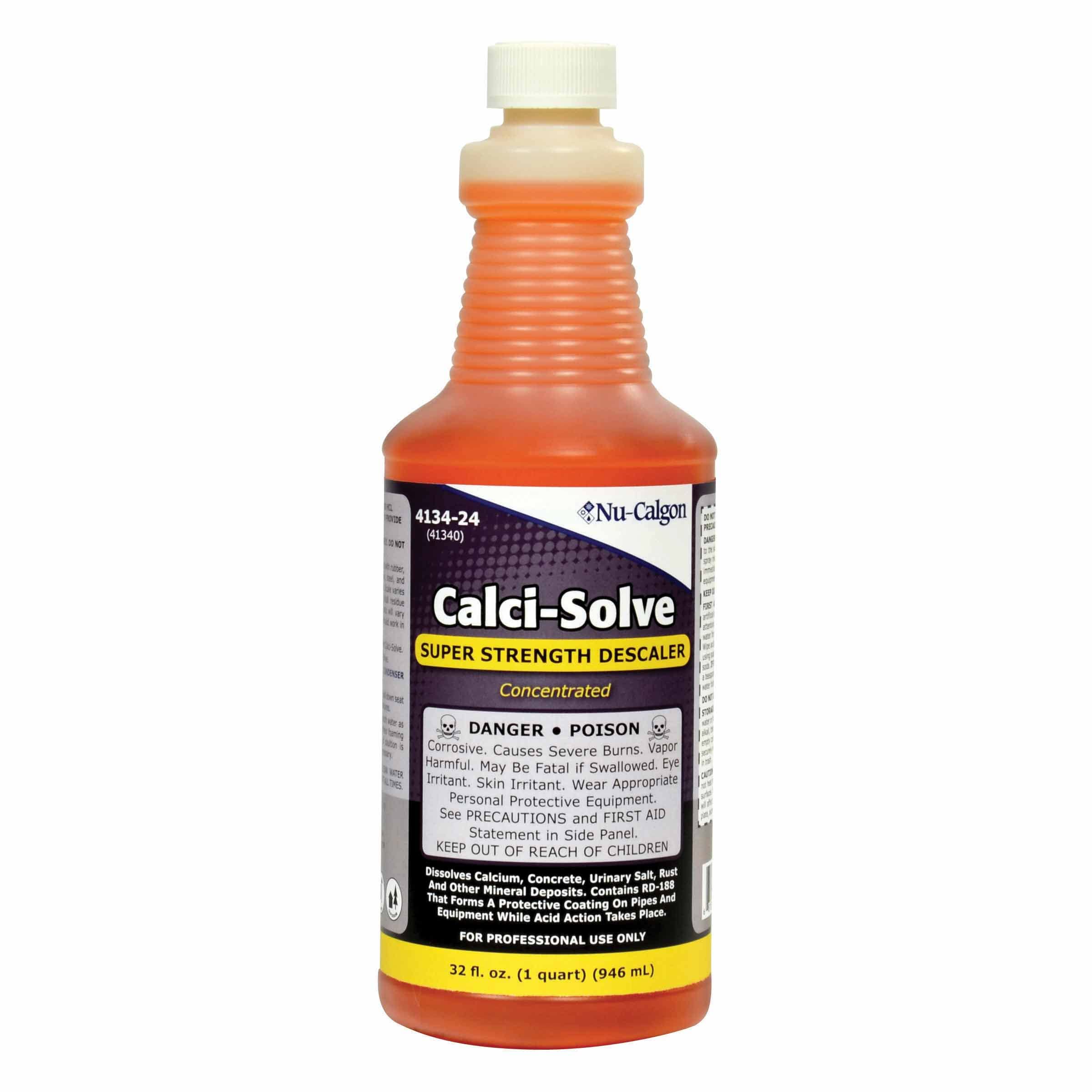 NU-CALGON 4134-24 Calci-Solve Super Strength Descaler (1 Qt. Bottle) Cleaner