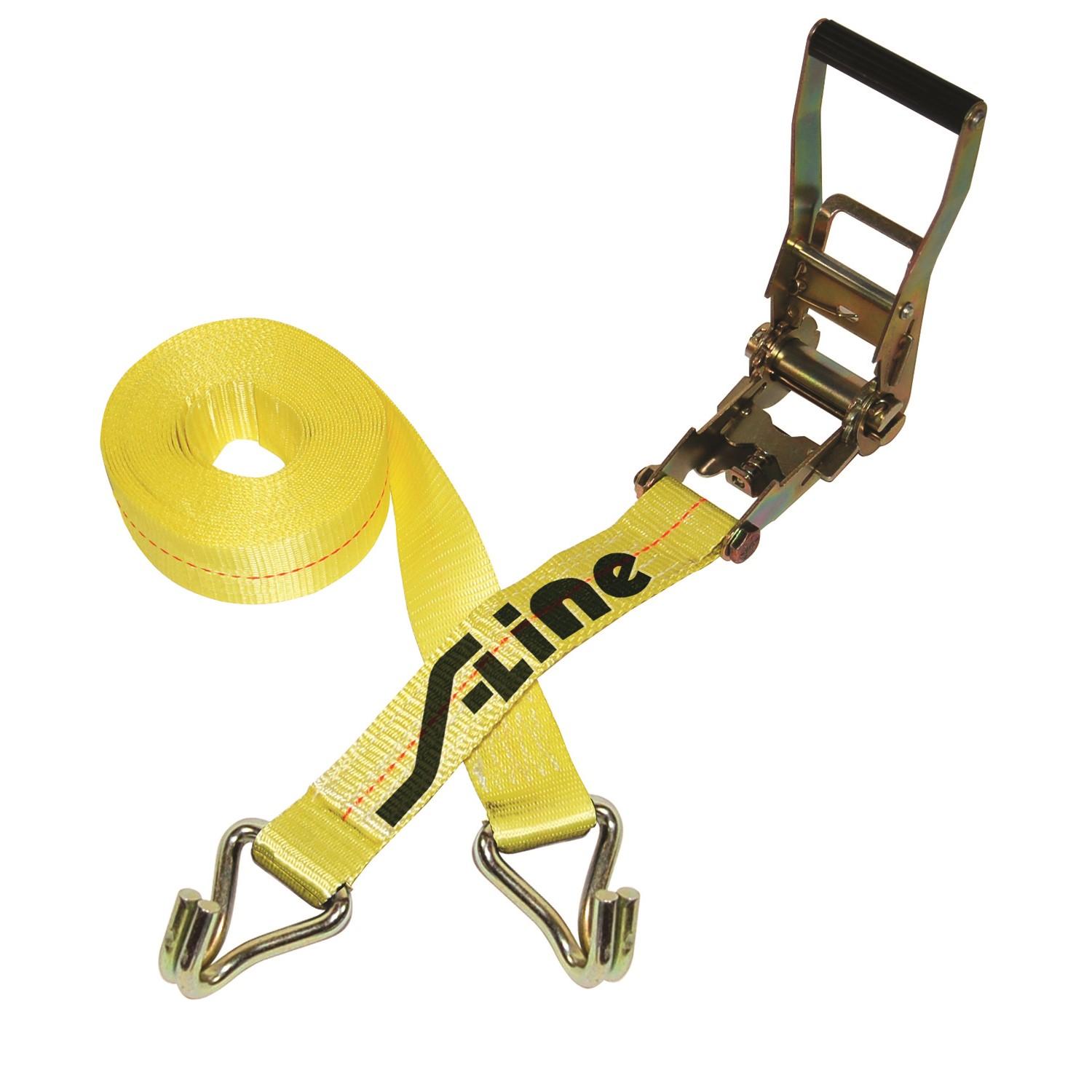 S-Line SLI557-WHK 557WHK Ratchet Strap Tie Down with Long Wide Handle and 3