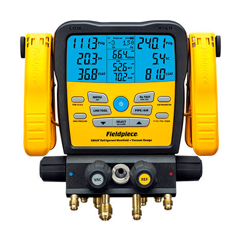 Fieldpiece SM482V Wireless Digital Manifold Gauge Set for HVAC/R Systems