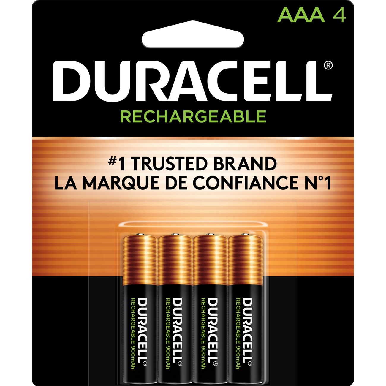 Duracell DURDX2400B4N Nimh Rechargeable Batteries AAA