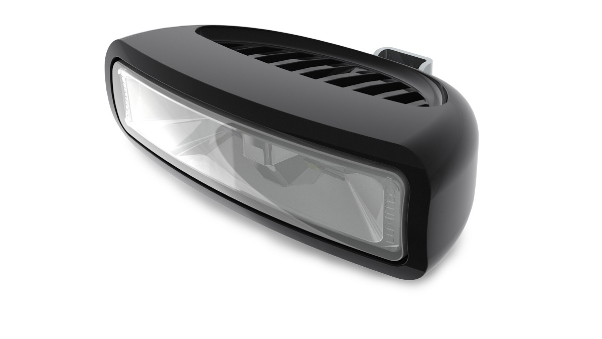 Lumitec Caprera3 Flood Light White LEDfts Non-Dimming Bracket Mount Black 12/24v