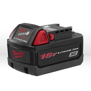 Milwaukee MIL48-11-1828 Electric Tool Battery M18 Xc high capacity Lithium-ion