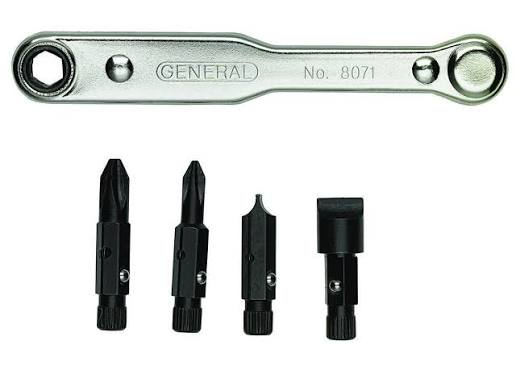 General Tools Ratchet Offset Screwdriver 8071