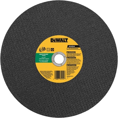 DeWalt DEWDW8025 Cut Off Wheel 14"x5/32"x20mm Concr/Msn P ort Saw Co Whl