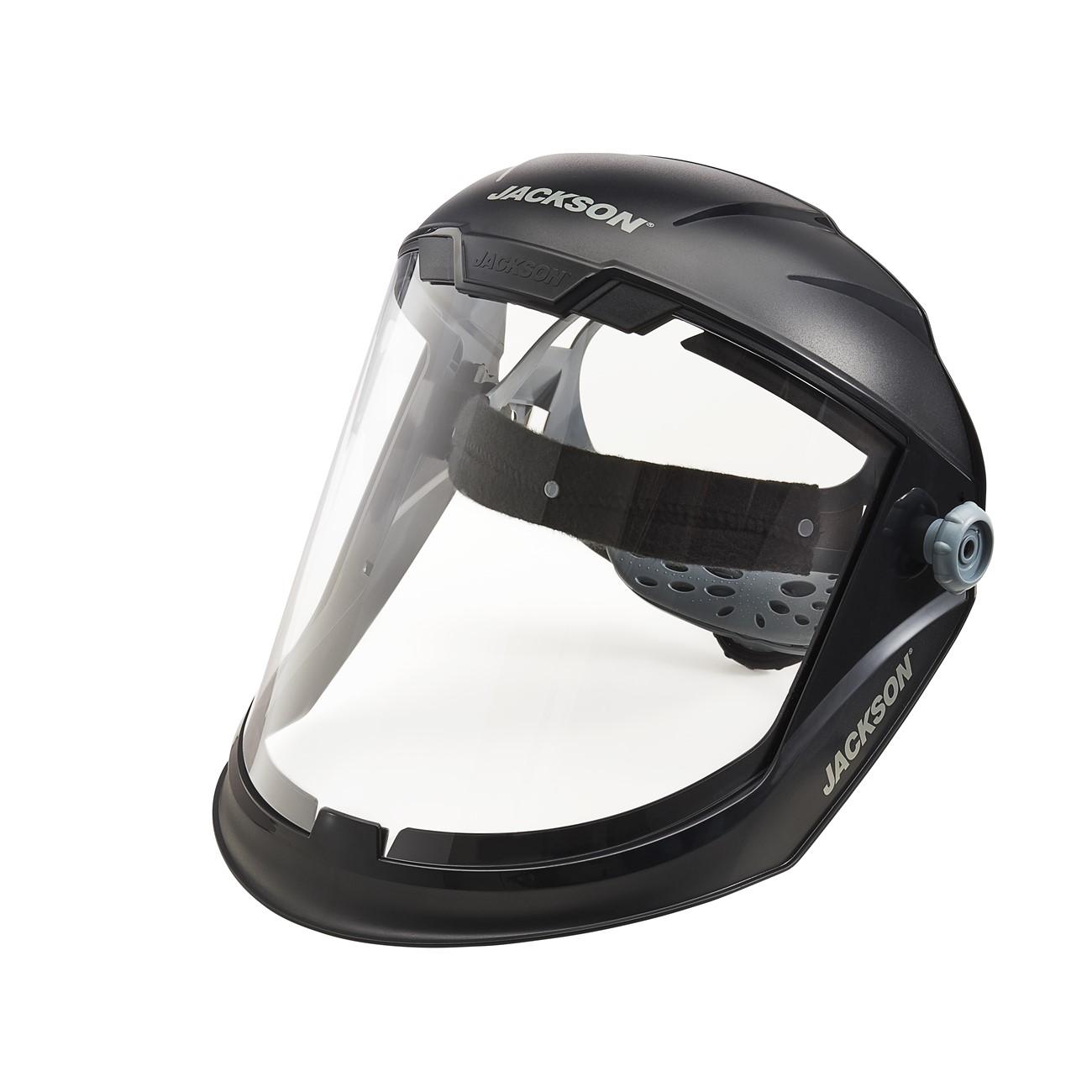 Jackson Safety JKS14200 Face Shield MaxviewTM Ratcheting Polycarbonate Clear