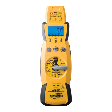 Fieldpiece HS36 True RMS Auto-Ranging Multimeter Clamp Meter
