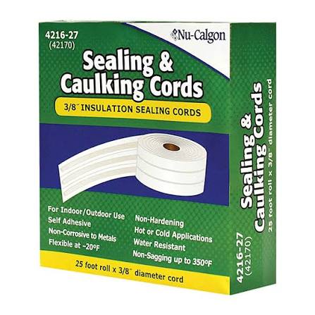 NU-CALGON 4216-27 Permagum Cords 3/8 Sealant for HVAC/R Systems