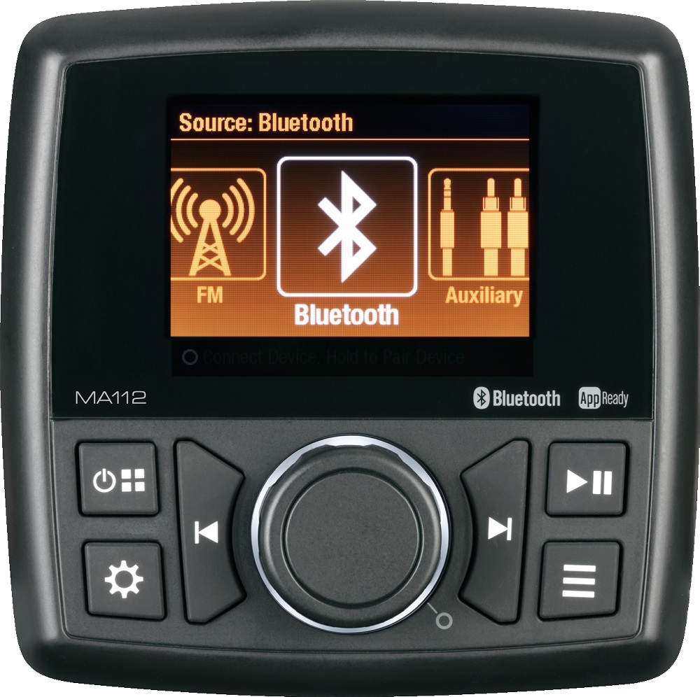 Marine MA112 Audio Stereo AM/FM/USB with Bluetooth 160 Watts - 4x40w