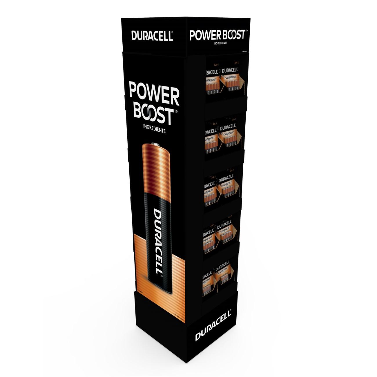 Duracell DUR41333-04649 Coppertop 90 Pack Floor Tower Stand Display