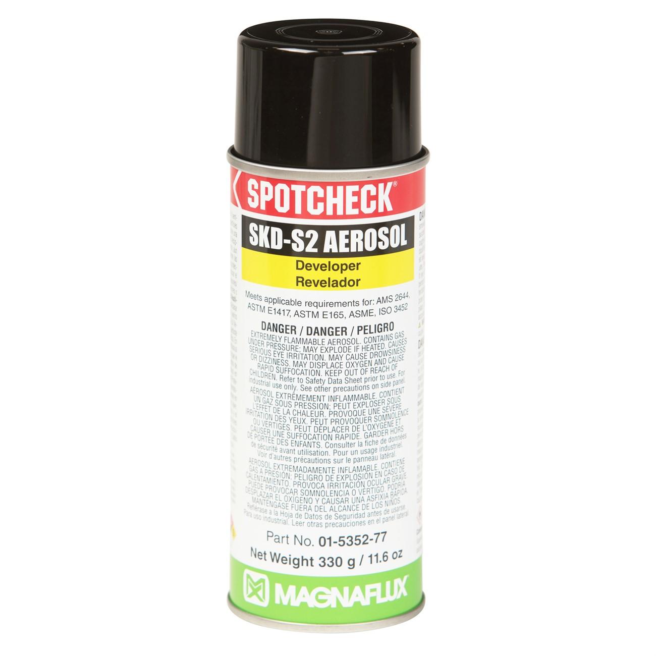 Magnaflux MGX01-5352-78 Developer SKD-S2 Solvent Based 16 oz White Aerosol