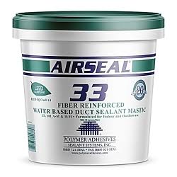 Polymer Adhesives Airseal #33 Gray 1GAL Duct