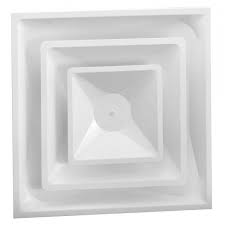 Hart & Cooley FPD3 06 050509 White Steel Diffuser T-BAR