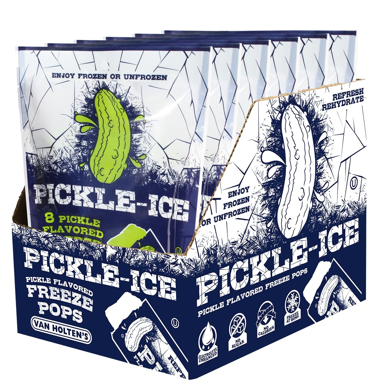 Pickle-Ice VHP75068 Van Holten's Flavored Freeze Pop 2 oz. Pop