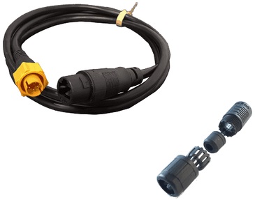 Lowrance 000-14552-001 RJ45 to 5-Pin Male 1.5 Meter Cable with Boot