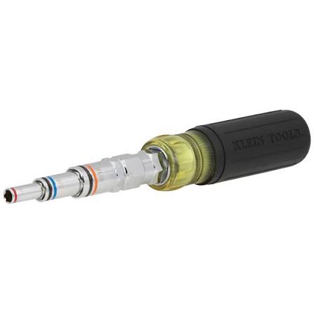 Klein 32809MAG 9-in-1 Pass-Through Screwdriver for HVAC/R Systems