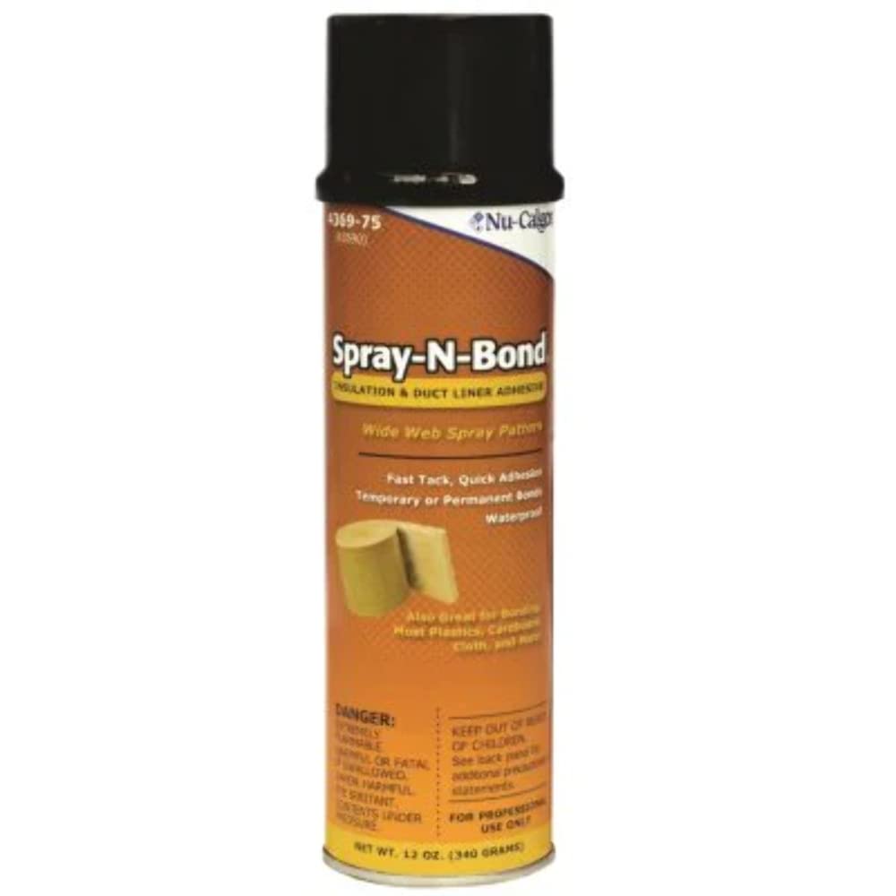 NU-CALGON 4369-75 Spray-N-Bond Adhesive-12oz Aerosol by Nu Calgon