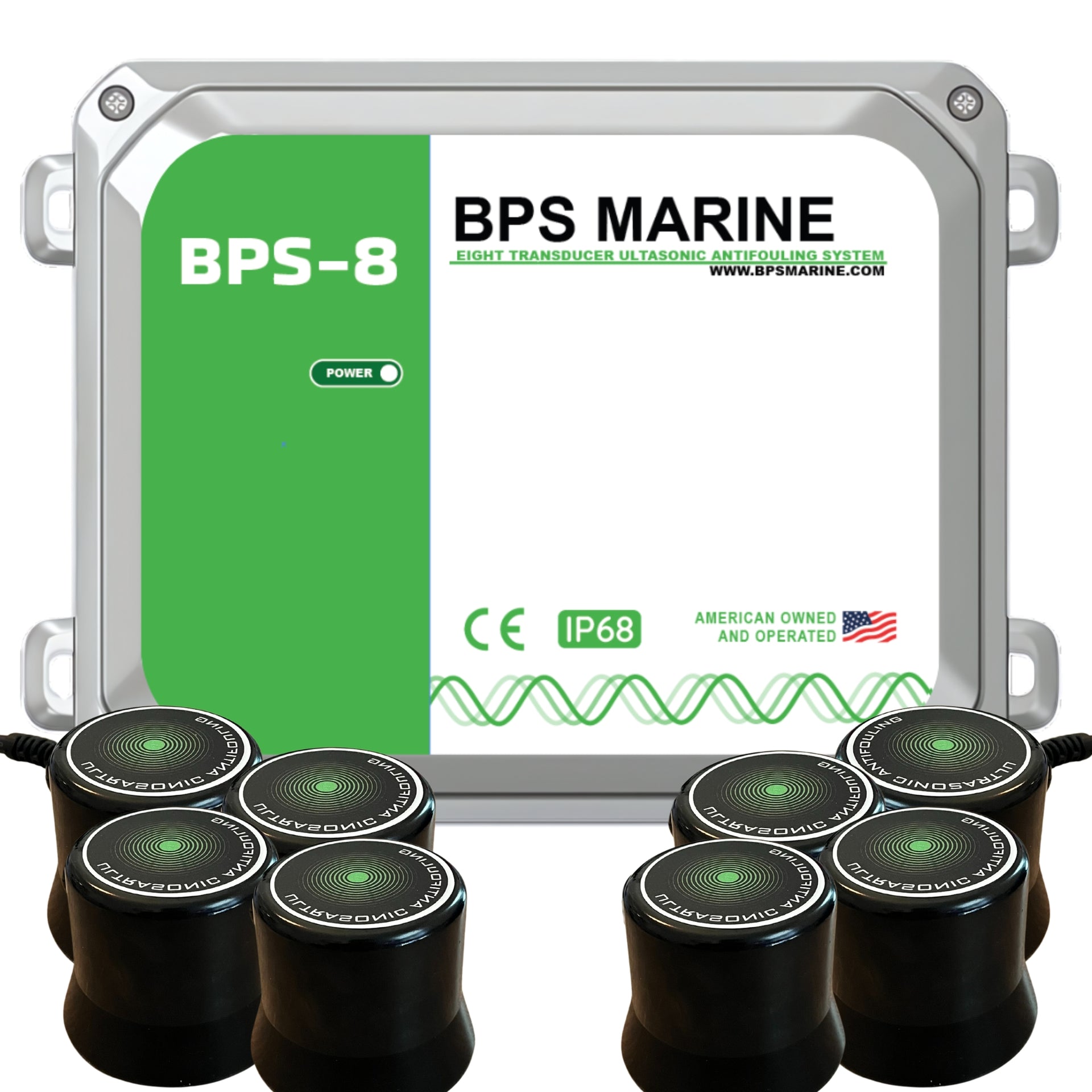 BPS Marine 16 Transducer 24V Ultrasonic Antifouling System