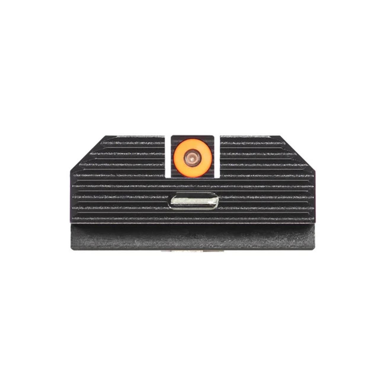 Night Fision Costa Ludus Night Sight Set for Glock 17/19/34 - Orange Tritium Front Ring/Tritium Blac