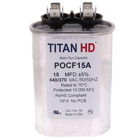 DiversiTech Run Capacitor 440V 20MFD POCF20A