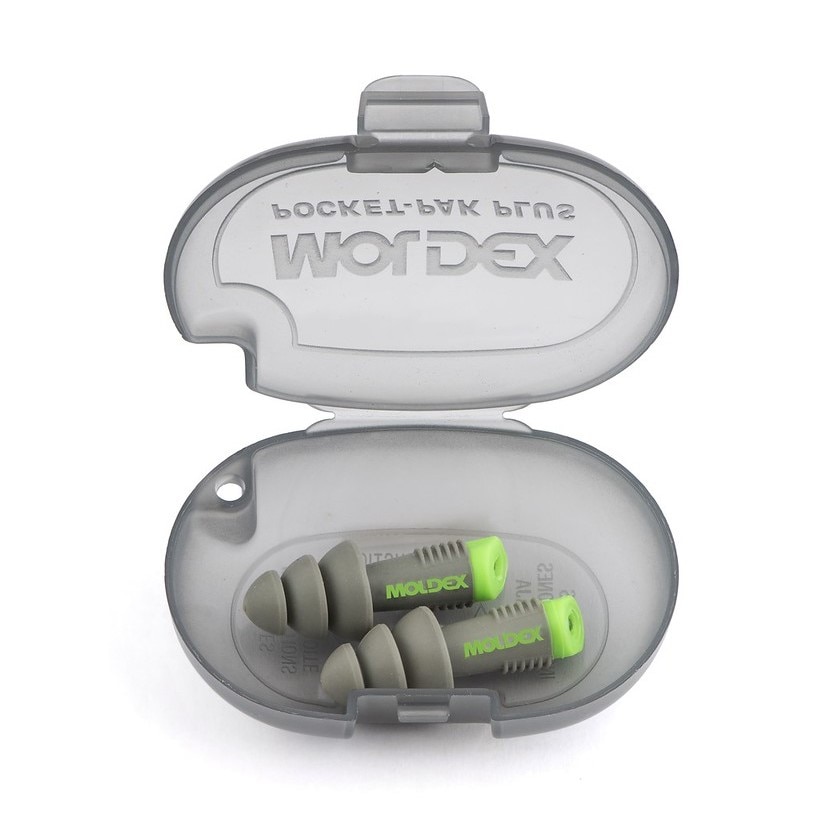 Moldex MOX6430 Earplug Alphas Reusable Uncorded One Size Flanged Gray/Green