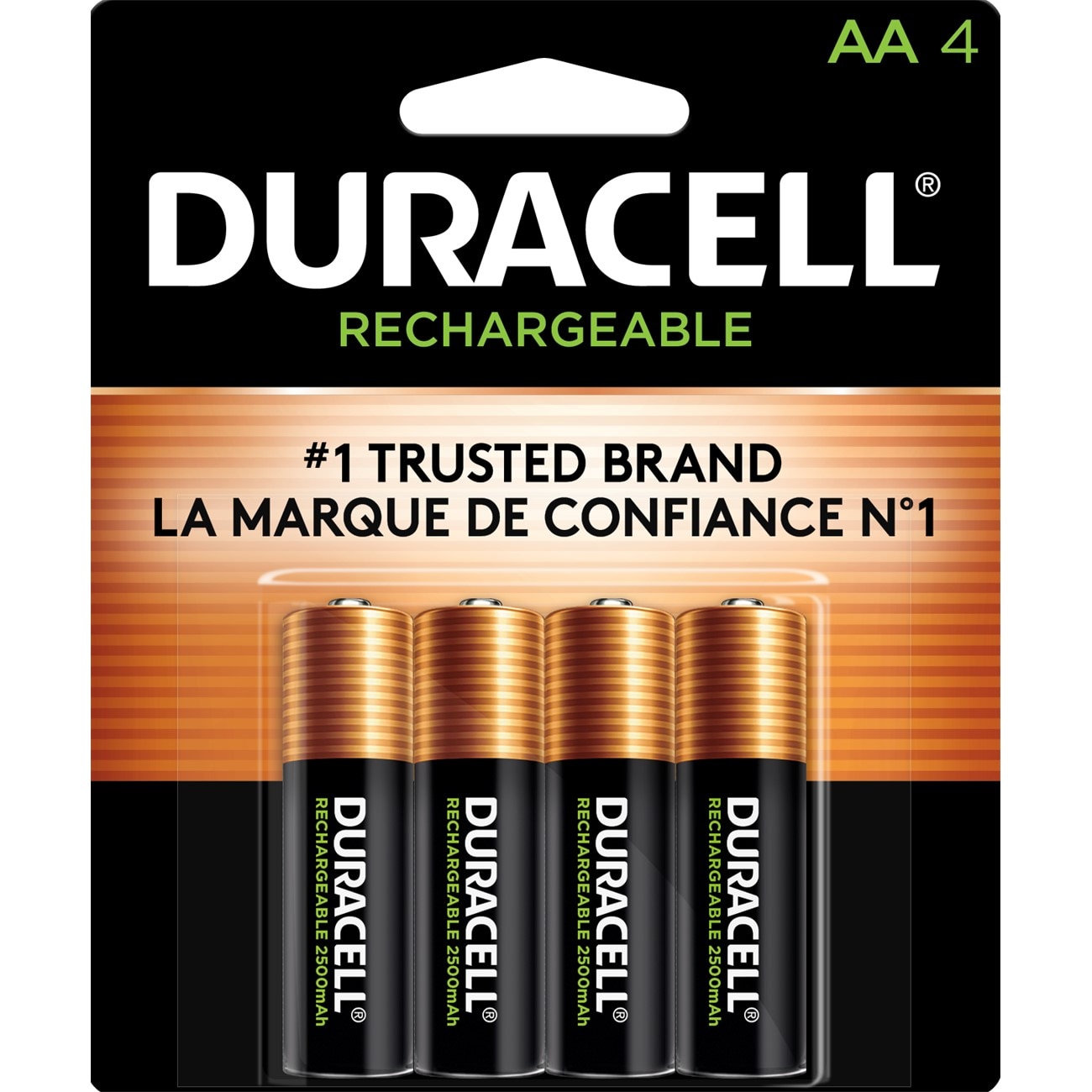 Duracell DURDX1500R4090 Batteries Rechargeable NiMH AA