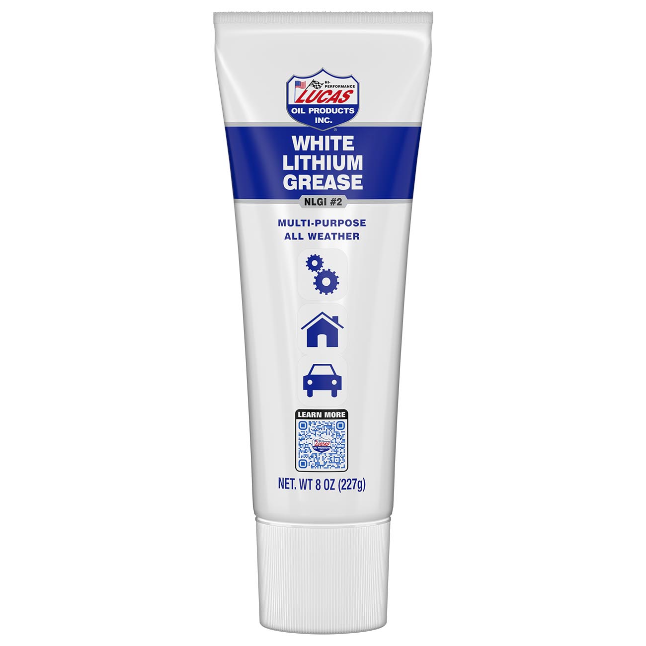 Lucas Oil White Lithium Grease - 8 oz Tube