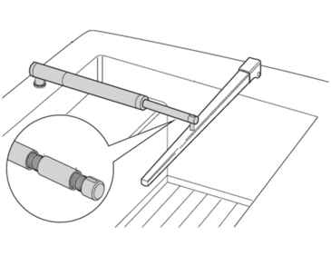 Raymarine D005 3in Pushrod Extensio
