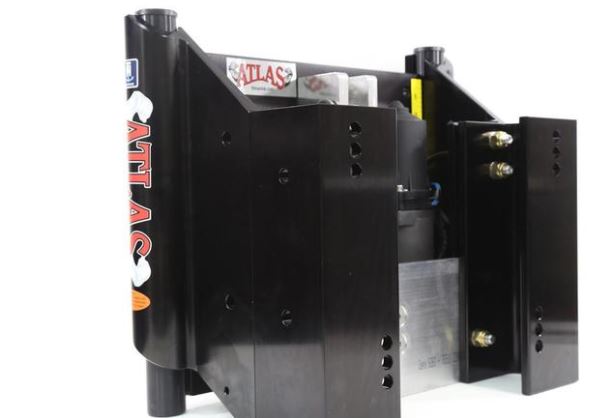 T-H AHJ-10VHD-B-DP Marine Atlas 10in Verado Jack Plate Heavy Duty Hydraulic Black Anodized