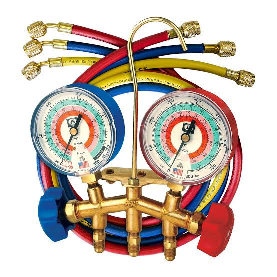 JB Industries M2-22231 Manifold Gauge Set Gauge Set Set with Hoses