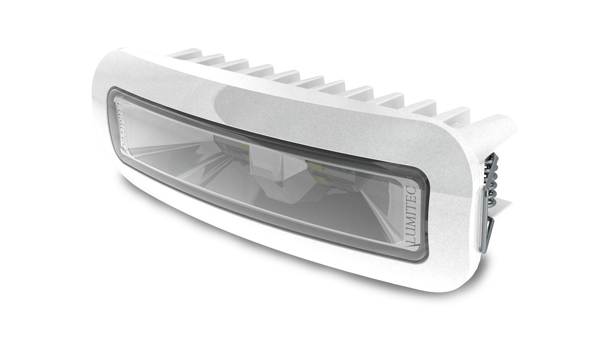 Lumitec Capri3 Flood Light RGBW Spectrum LED Flush Mount White 12/24v