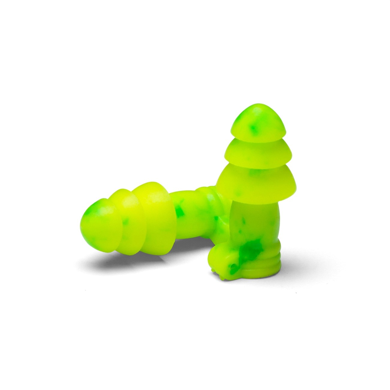 Moldex MOX6450 Earplug Jetz Reusable Uncorded One Size Flanged Green 27 dB