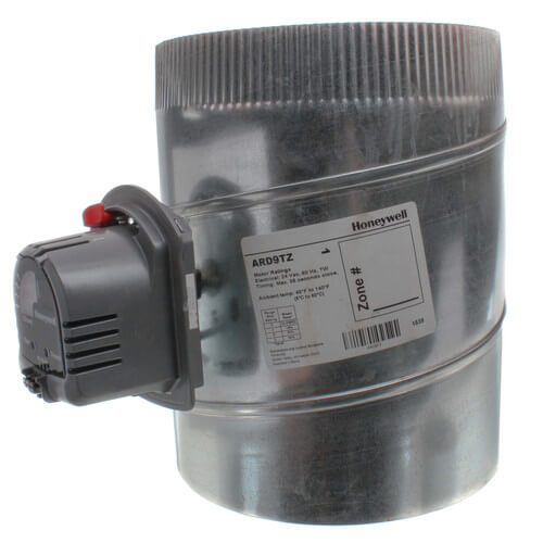 Honeywell ARD9TZ/U Damper Round 9-Inch for HVAC/R Systems Professional Grade