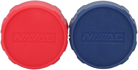 Navac NMGB1 Impact-Resistant Refrigerant Pressure Gauge Boots | Protective Rubber Covers Pro Manifold Gauge Set Gauges