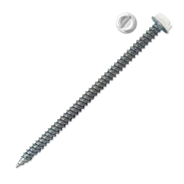Malco HW8X3ZWT 3-Inch Screw 150PK White Diagnostic Tool for HVAC/R Systems