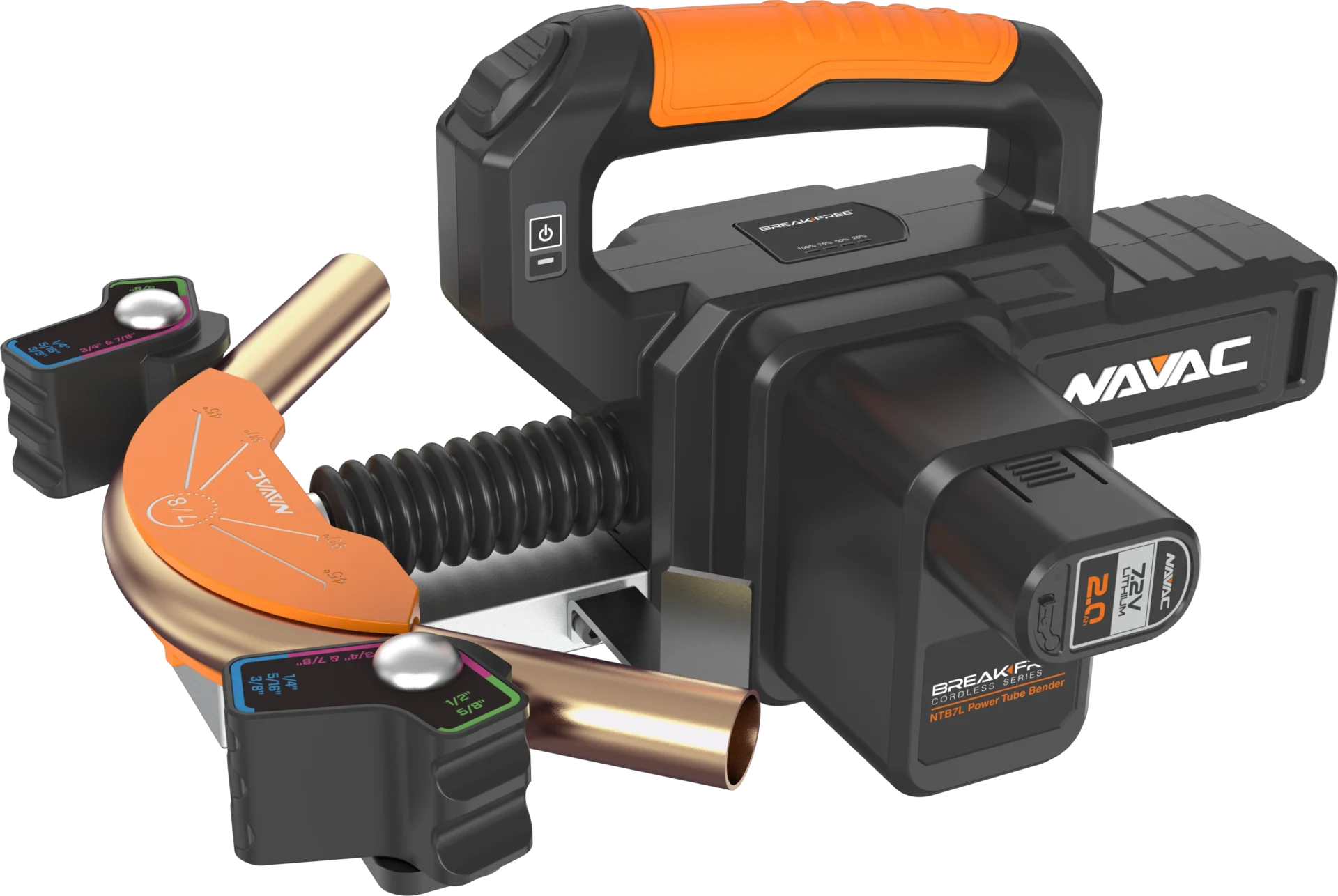 Navac NTB7L2 Breakfree Power Tube Bender Tubing Tool for HVAC/R Systems