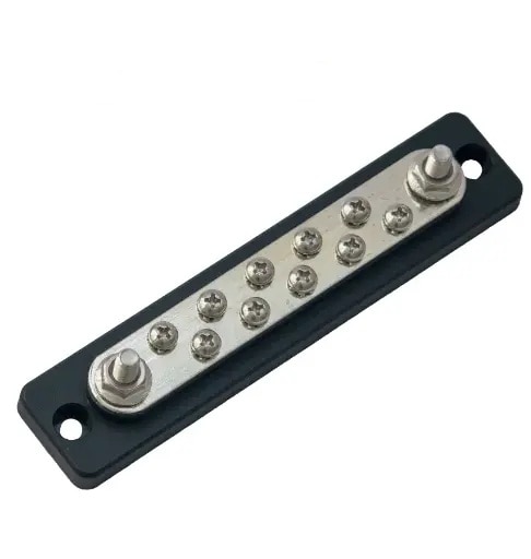 EGIS 6150-210 CommonBus Dual 1/4" Stud + Ten #8 Screws - 150 Amp Retail Pack