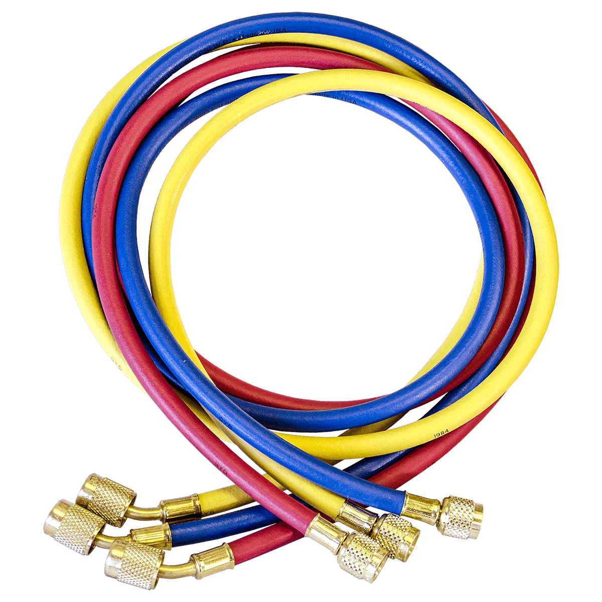 JB Industries CCLS-60 Kobra Hose Kit Manifold Gauge for HVAC/R Systems