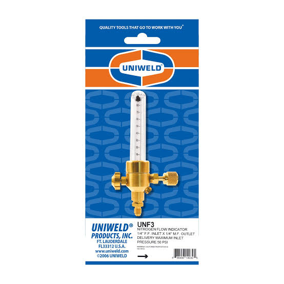 Uniweld Nitrogen Flowmeter UNF3