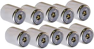 C&D Valve 2290/10 Locking Caps 10P 1/4-Inch Refrigerant Line Accessory