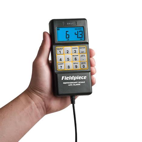 Fieldpiece SRS1 Refrigerant Charging Scale Recovery Tool for HVAC/R Systems