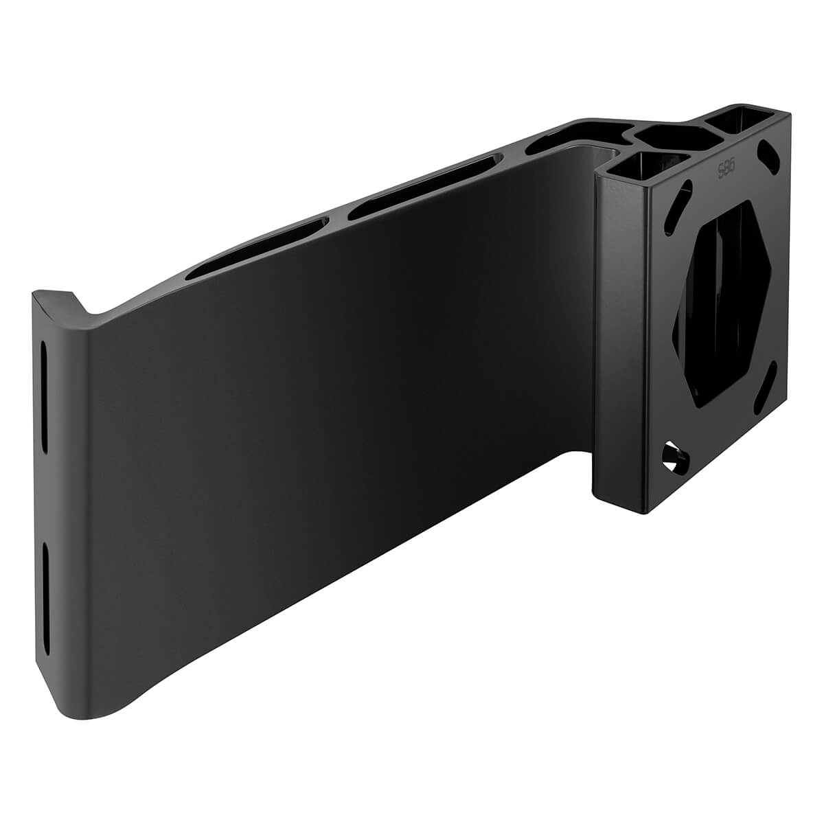 Minn Kota 1810384 S86 Black Jack Plate Adapter for Raptor Starboard 8in Setback 6in Rise
