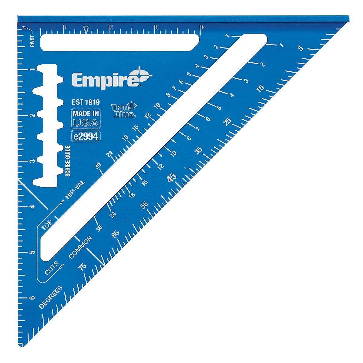 Empire EPLE2994 Level E2994 True Blue Rafter Square with Wide Flange 90 dg